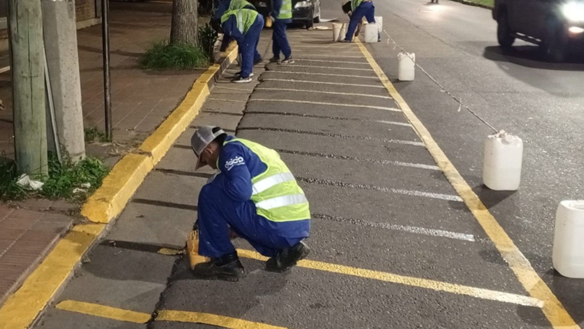 Continúan las tareas de señalización en las calles salteñas