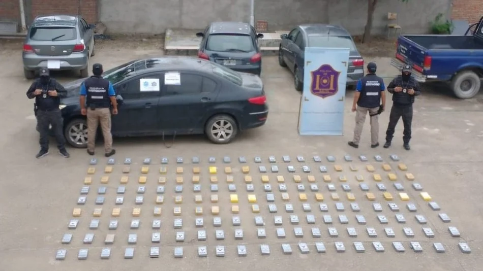 Intentaron mexicanear un cargamento de 200 kilos de cocaína en Orán