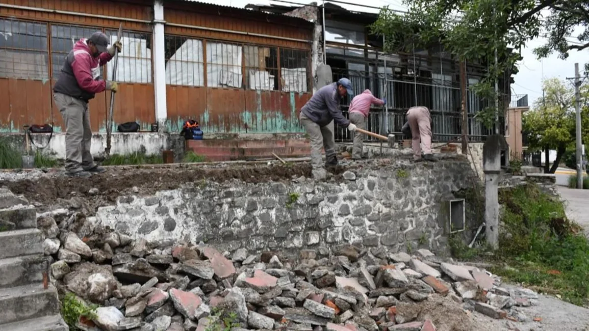 Avanza en la recuperación del espacio público cercano al Templete San Cayetano
