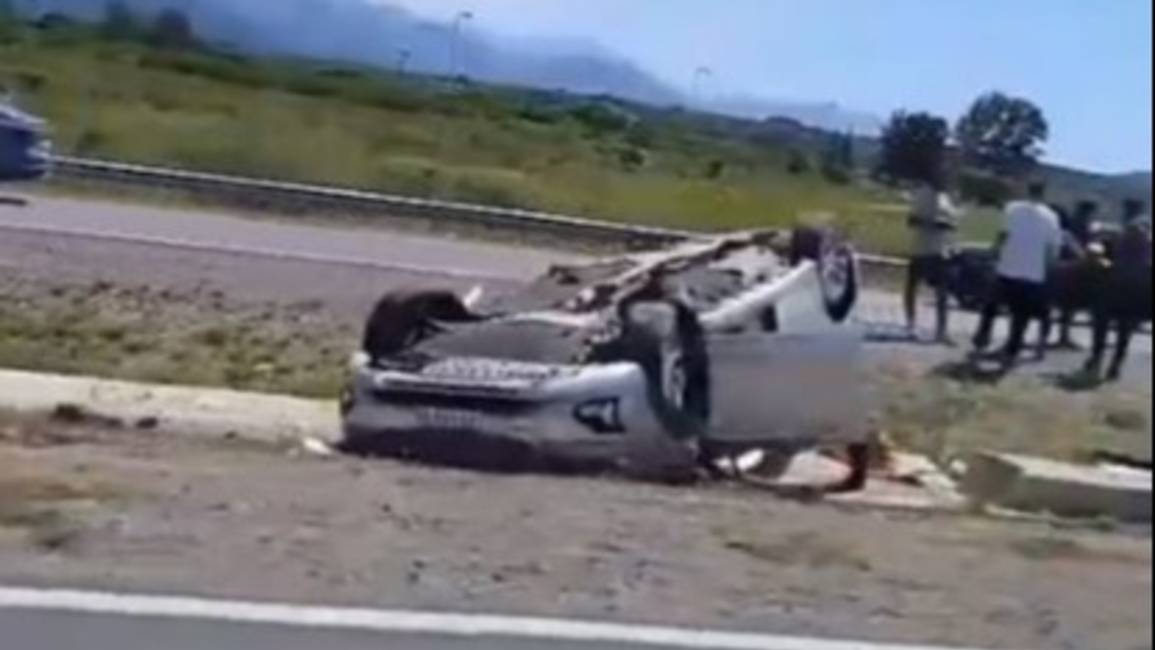 Impactante vuelco en la Circunvalación Oeste