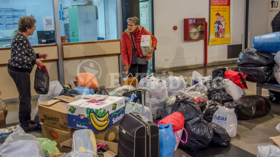 VIDEO. El Hospital Materno Infantil realizó una gran colecta solidaria para dos pueblos en emergencia