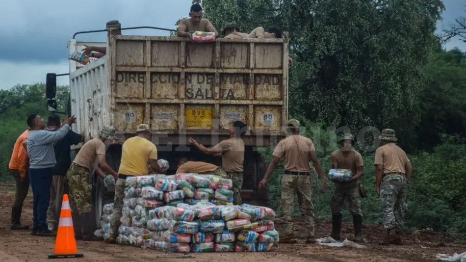 Concluyó la entrega de módulos alimentarios en Santa Victoria Este