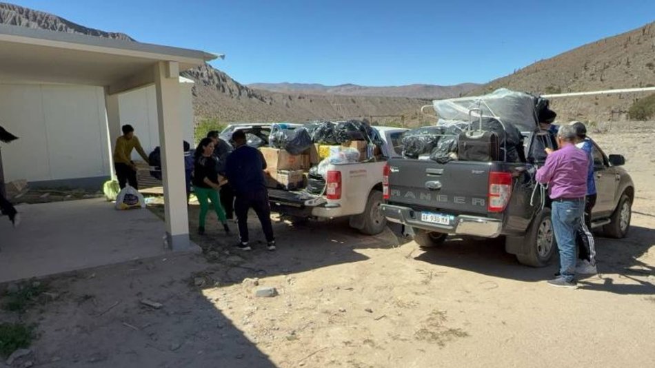 Trabajadores y Fundación del HPMI llegaron con ayuda a la Quebrada del Toro