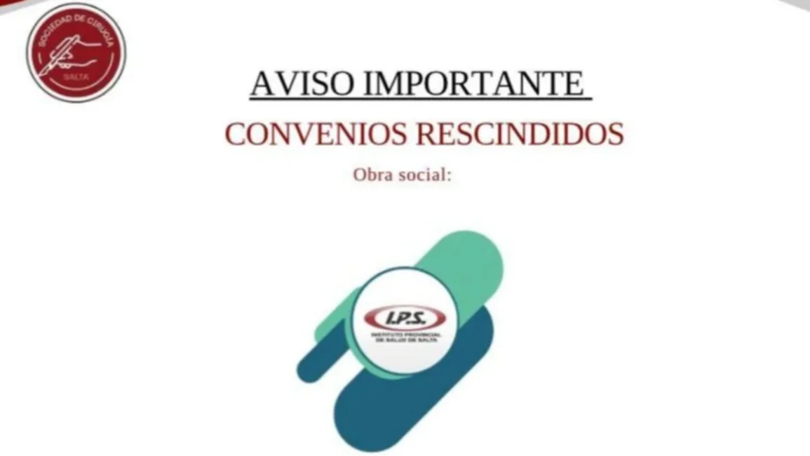 Cirujanos rescinden el contrato con IPS