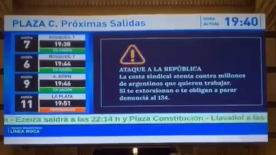 Polémico video del Gobierno contra el paro general de la CGT: "Ataque a la República"