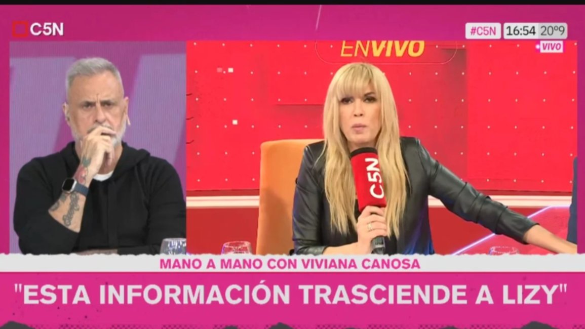 Viviana Canosa le reveló a Jorge Rial que aceleró su declaración ante la Justicia por "presiones de poderosos"