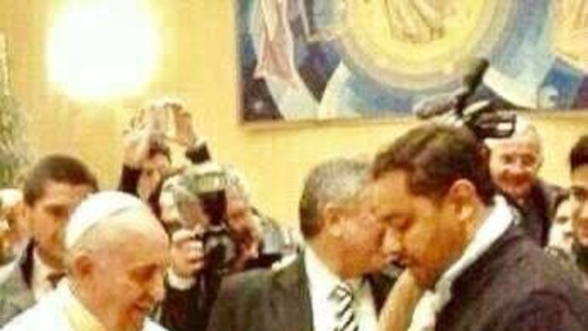 Cuando Francisco escuchó a los chicos especiales a través de la voz de Memo Vilte