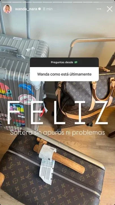 Wanda Nara: “Estoy soltera y sin apuros ni problemas”