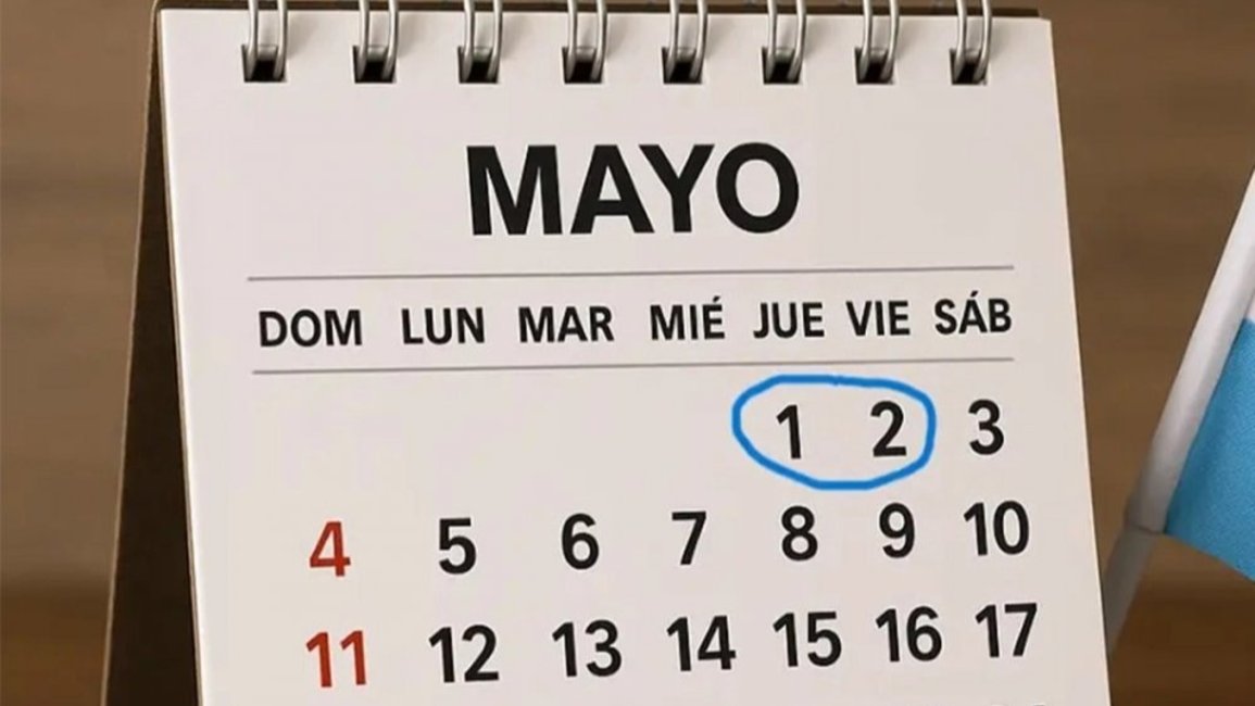Llega mayo y con un súper fin de semana XXL ¿cómo serán los feriados?