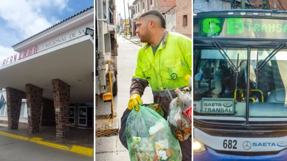Uno por uno, cómo funcionarán los servicios en Salta durante el feriado del 1° de Mayo 
