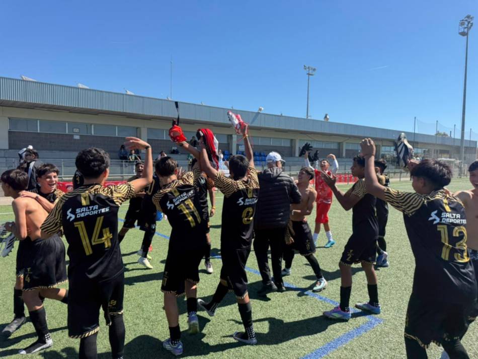 El seleccionado de salteño sub 13 se consagró campeón en el Mundialito de España