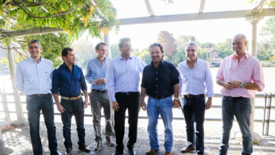 El precandiato presidencial Sergio Massa se reunió con el intendente electo de Salta Gustavo Sáenz en Tigre  | #SaltaElige, Elecciones 2015