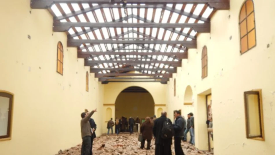 Ya fue demolida casi la mitad de la parroquia