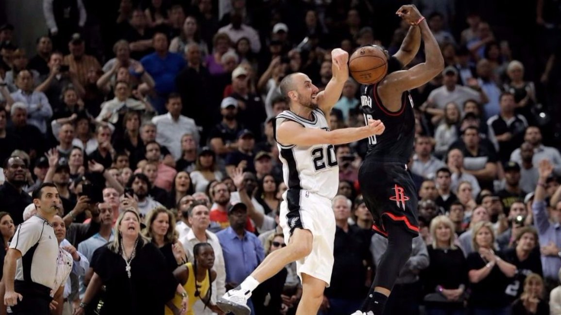 Manu Ginóbili, lesionado y casi afuera del Juego de las Estrellas