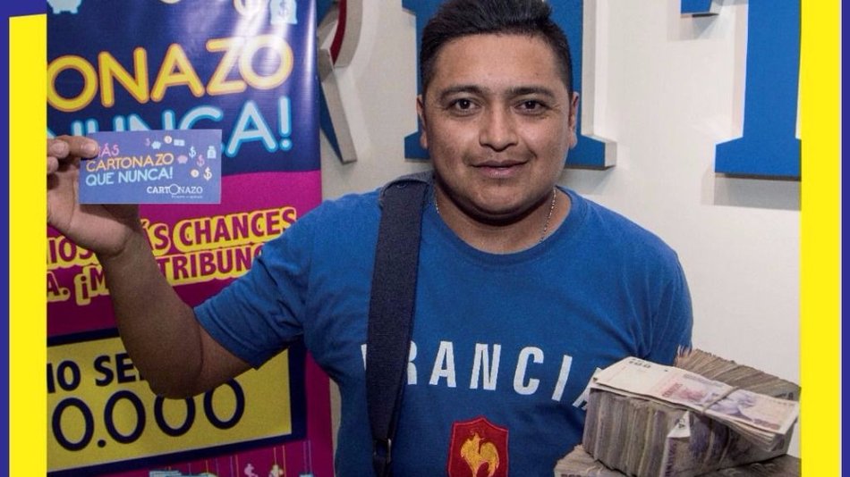 Luis, el peluquero que ganó 152 mil pesos con el Cartonazo