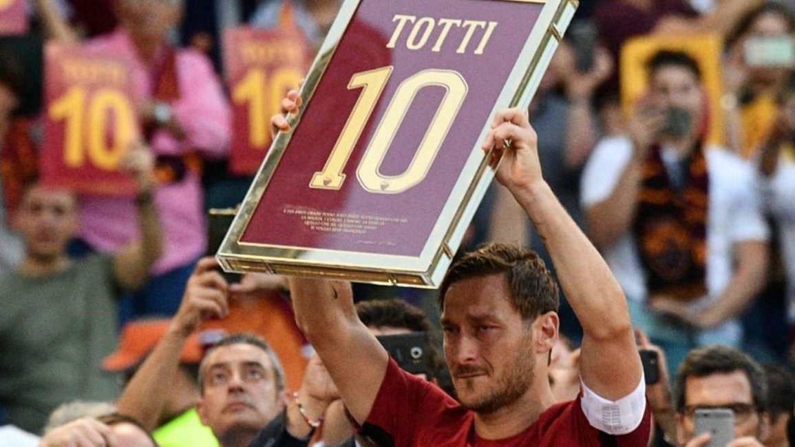 La Roma despidió a una leyenda viviente como Francesco Totti