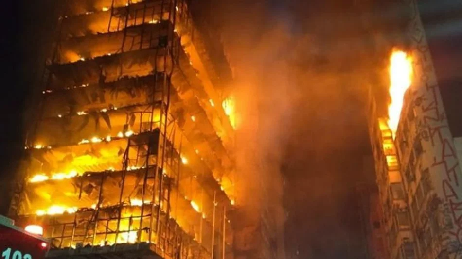 VIDEO. Horror en Brasil: se derrumbó un edificio de 20 pisos con familias adentro