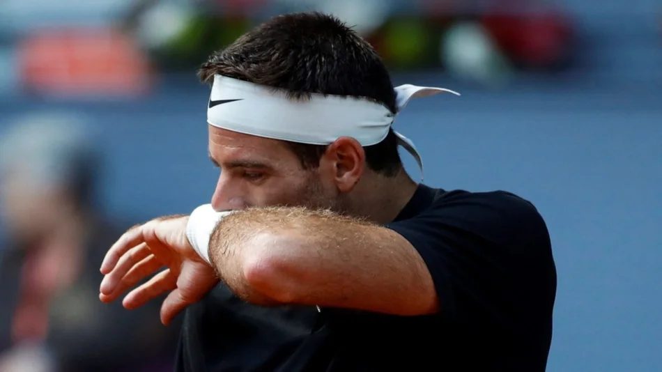 Del Potro sufrió una temprana eliminación en el Masters de Madrid