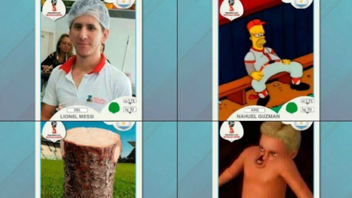 A menos de un mes del Mundial, siguen las parodias con las figuritas de la Selección