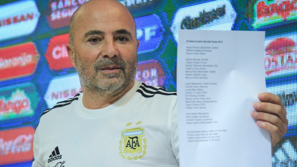 Estos son los principales datos de los 23 convocados por Sampaoli