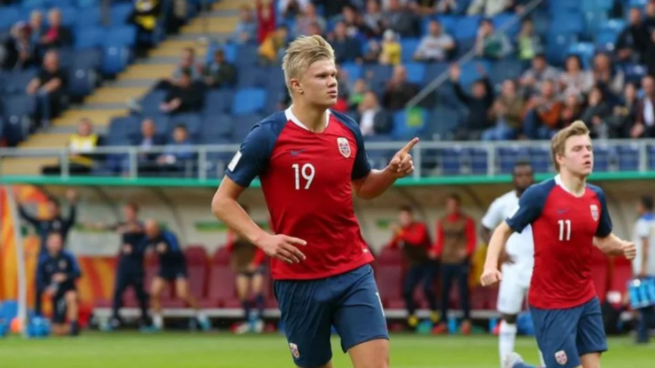 El noruego Haland marcó 9 tantos en la goleada a Honduras