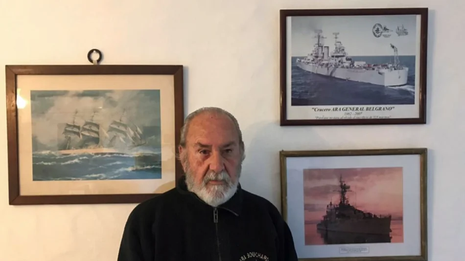 Comandante que rescató náufragos del Belgrano dijo que el hundimiento representó "un gran dolor"