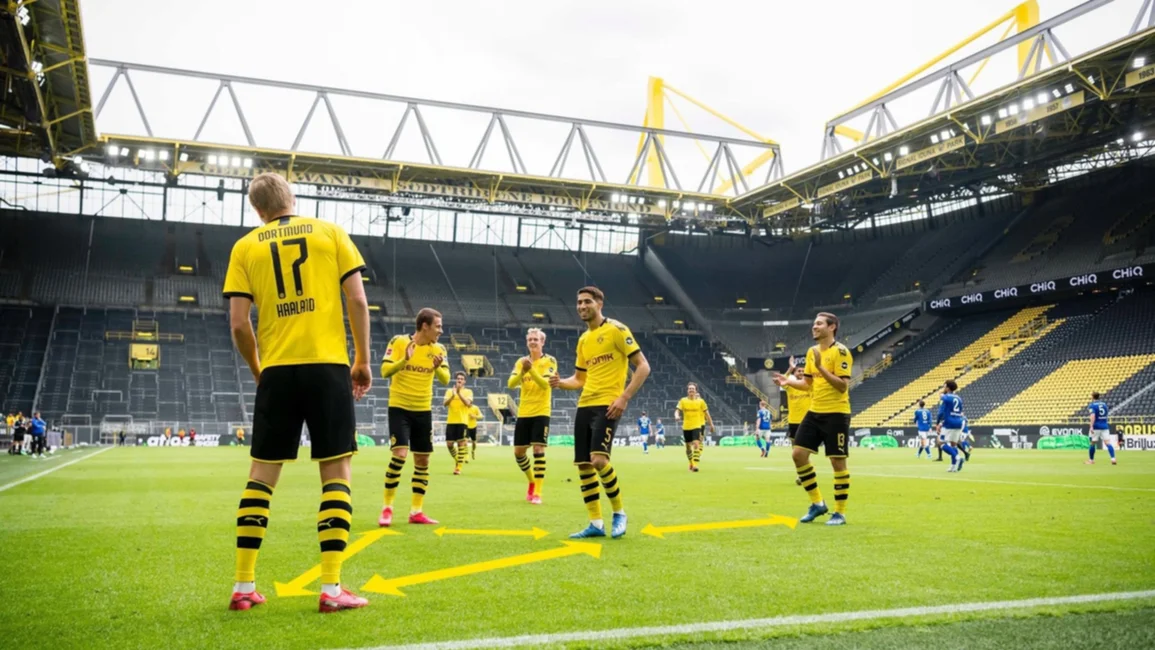 Estadios vacíos, barbijos y festejos con distancia: así volvió el fútbol alemán