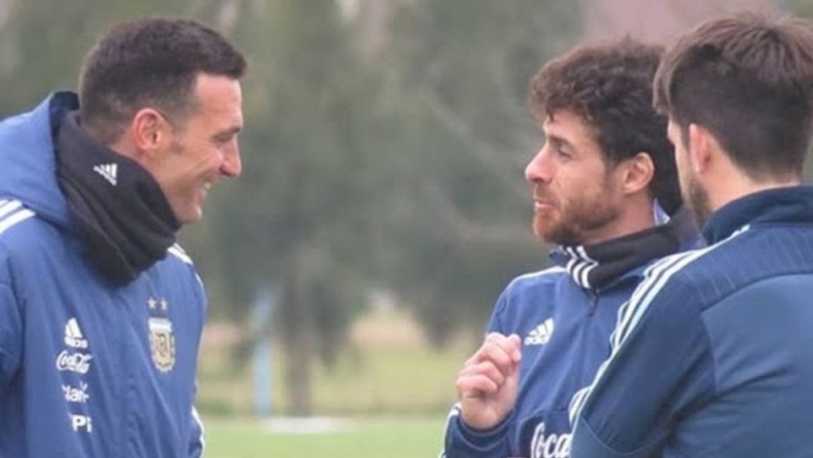Aimar: “Scaloni es la persona adecuada para este momento de la selección”