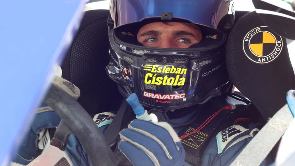 Esteban Cístola aguanta y entrena