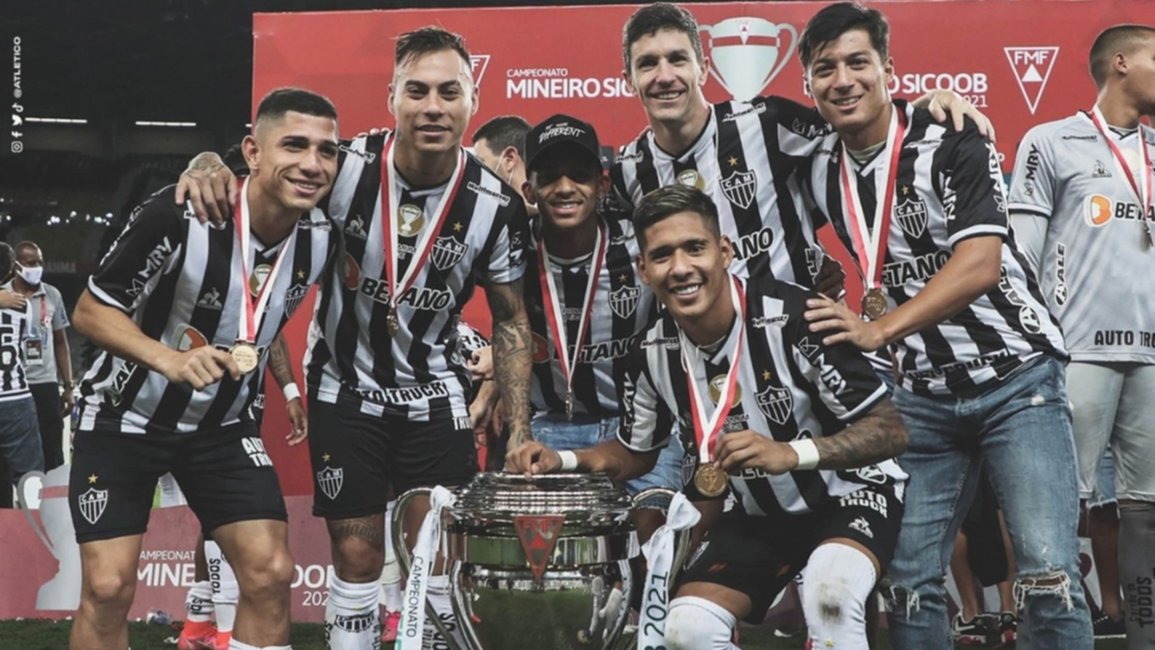 Nacho Fernández, campeón en Brasil con el Atlético Mineiro