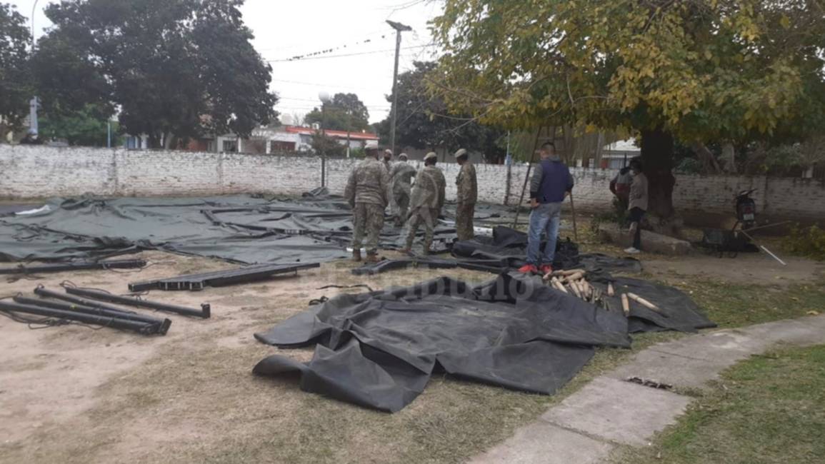 Rosario de la Frontera se quedó sin camas para COVID y arman un hospital de campaña