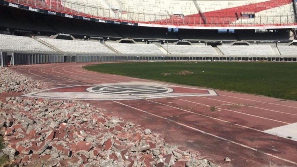 River le regalará a los socios como recuerdo partes de la histórica pista de atletismo del Monumental