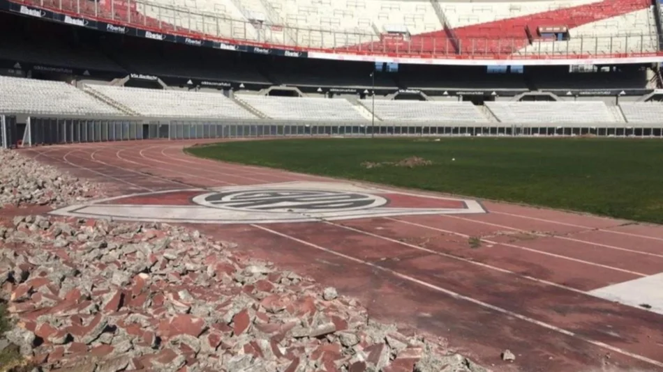 River le regalará a los socios como recuerdo partes de la histórica pista de atletismo del Monumental