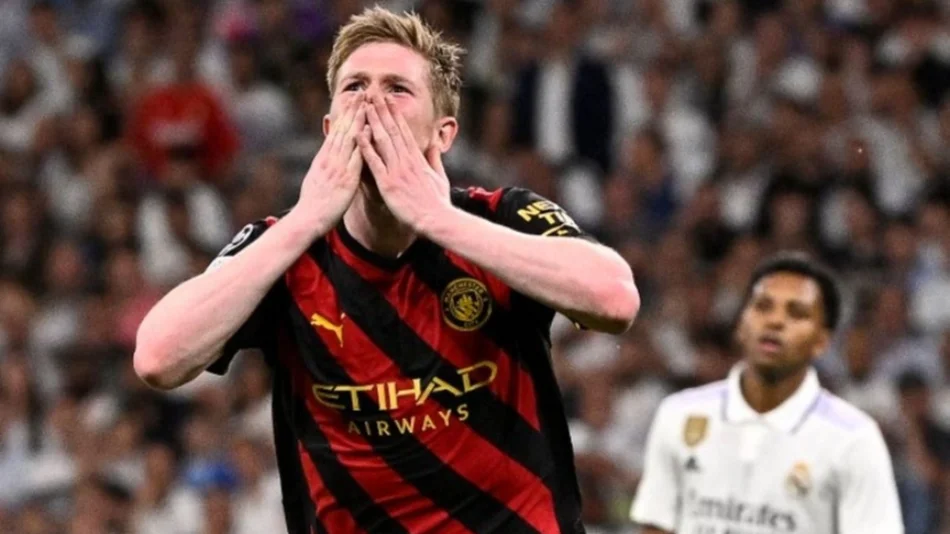 El City le empató a Real Madrid en la ida de las semifinales de la Champions