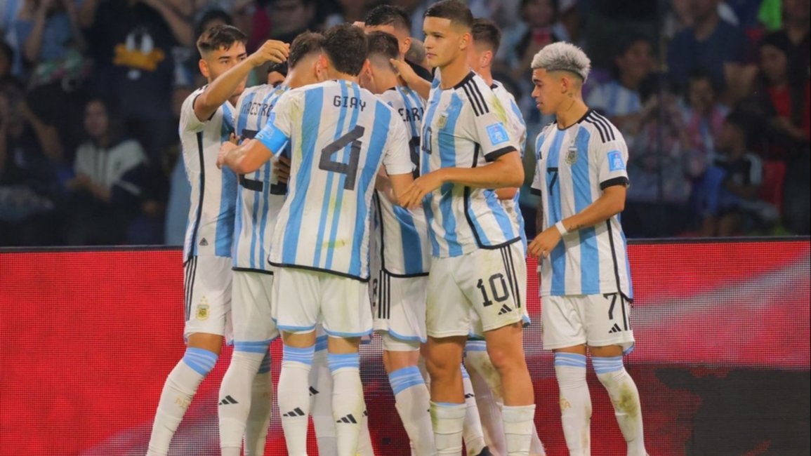 VIDEOS. La Selección Sub-20 goleó a Guatemala y se metió en los octavos de final