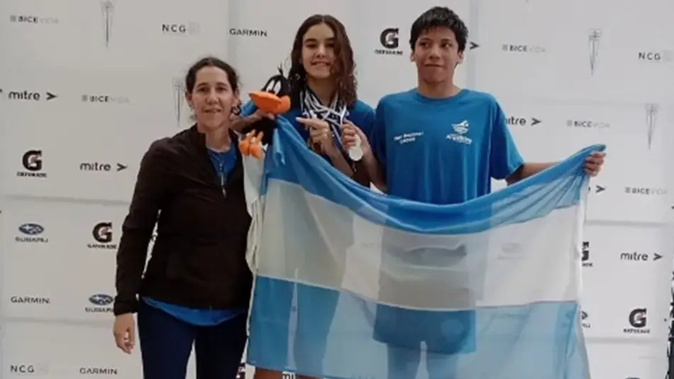 Colombi y Rueda ganaron varias medallas en Chile