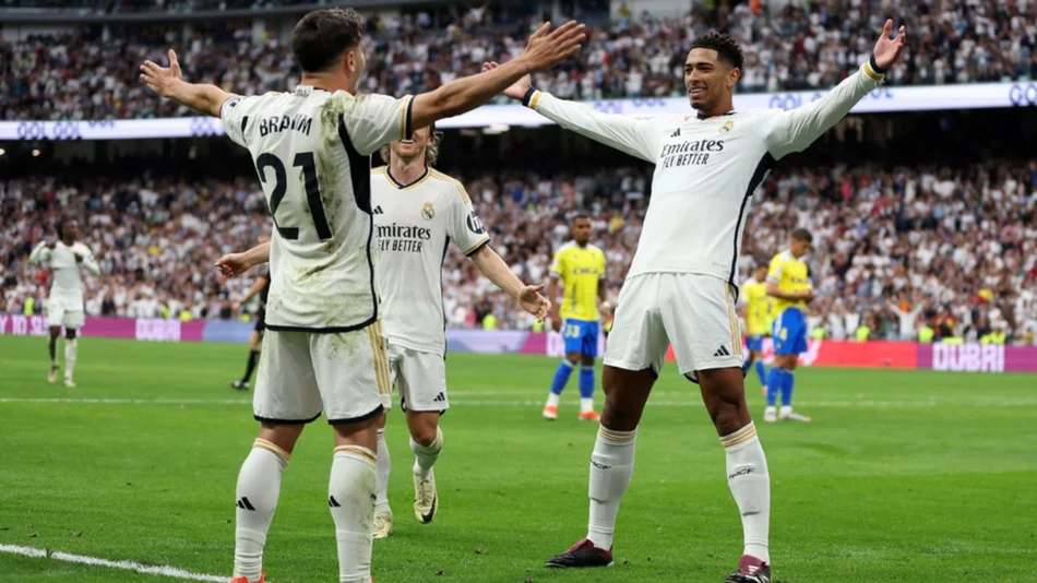Real Madrid goleó y se consagró campeón en España 