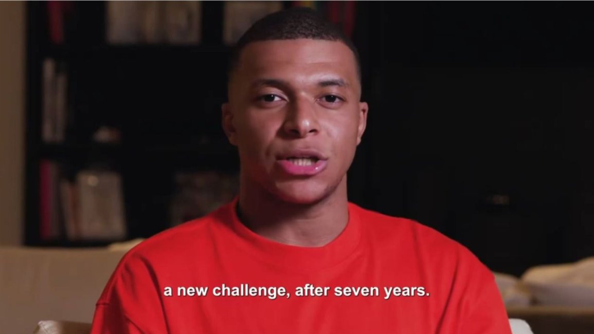 Mbappé anunció su salida del PSG, aunque no confirmó su nuevo club
