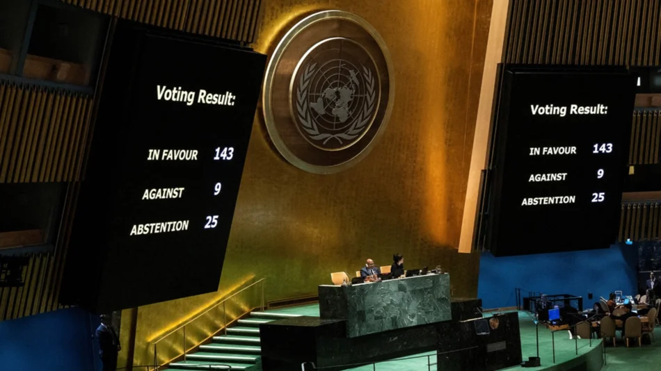 Fuerte apoyo para sumar a Palestina a la ONU