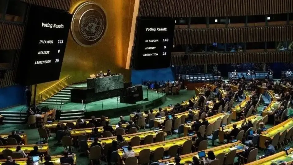 Argentina votó en contra de que Palestina sea miembro pleno de las Naciones Unidas