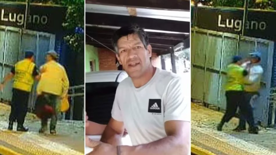 VIDEO Un guardia mató de una trompada a un hombre indefenso en la estación de tren, pero sigue en libertad