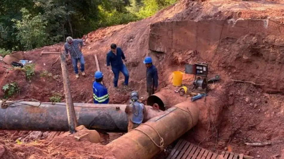 Departamento San Martín: Aguas del Norte habilitó una nueva toma para mejorar el servicio de agua potable