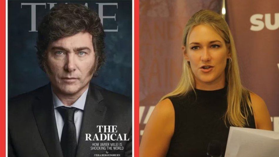 “Ser tapa de Time, no es lo mismo que respeto internacional", dijo la periodista que entrevistó a Milei