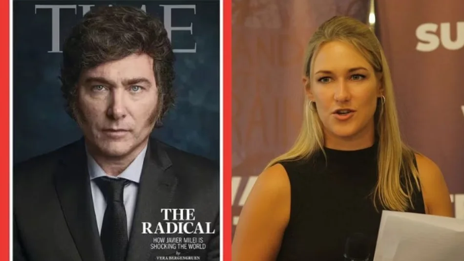 “Ser tapa de Time, no es lo mismo que respeto internacional", dijo la periodista que entrevistó a Milei
