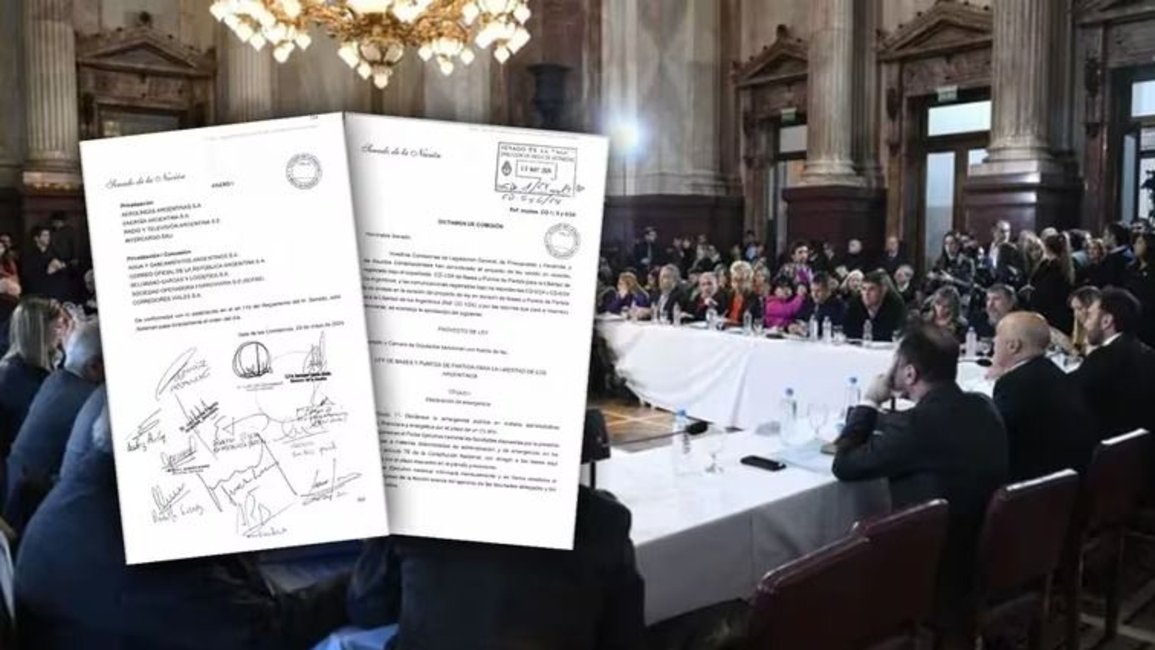 Victoria Villarruel hizo oficial los dictámenes obtenidos para la discusión de la Ley Bases