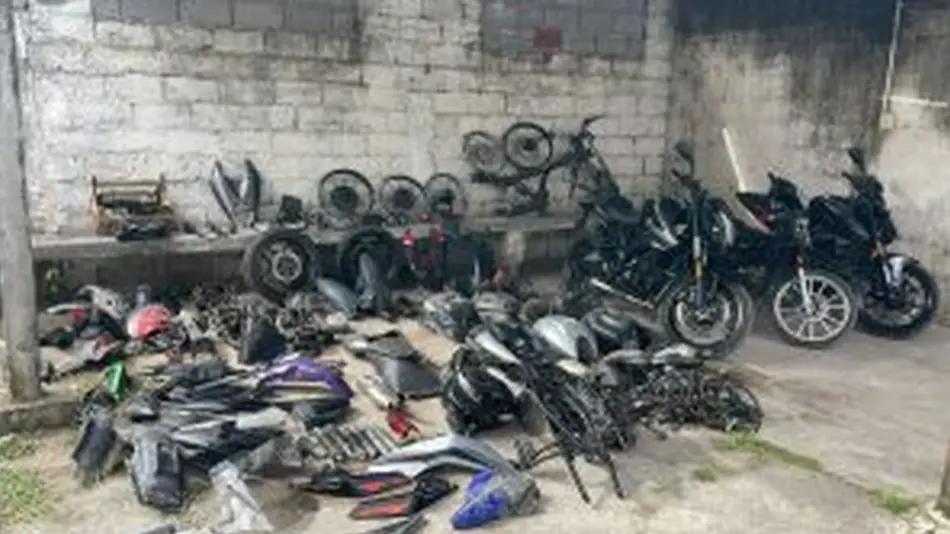 Cayeron “Los reyes del desguace”: desbaratan una red que robaba y desarmaba motos en el Valle de Lerma