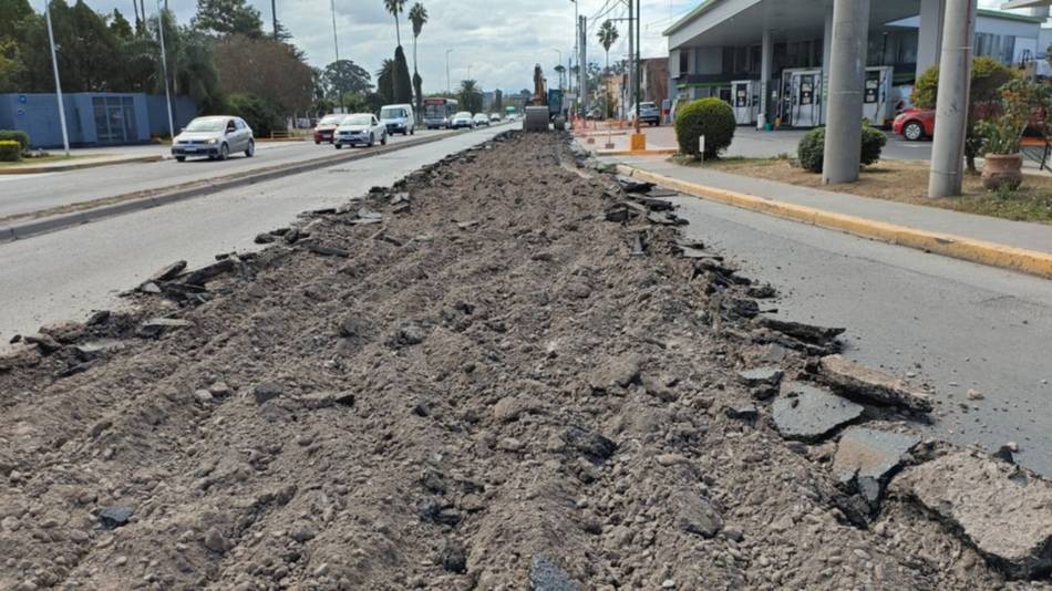 Tránsito restringido por obras: avanza la recuperación de la avenida Ex Combatientes de Malvinas- Tránsito restringido por obras: avanza la recuperación de la avenida Ex Combatientes de Malvinas