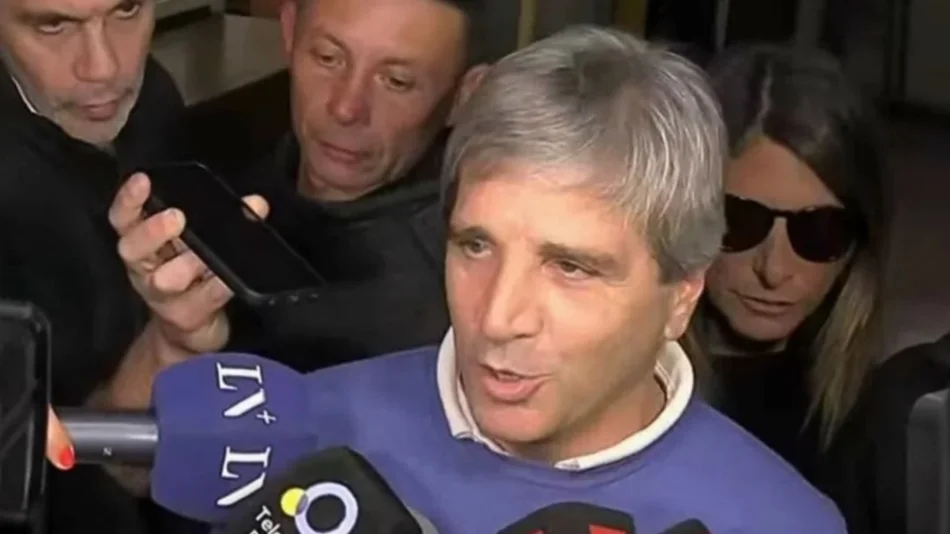 Luis Caputo: "No vi el video de Macri"