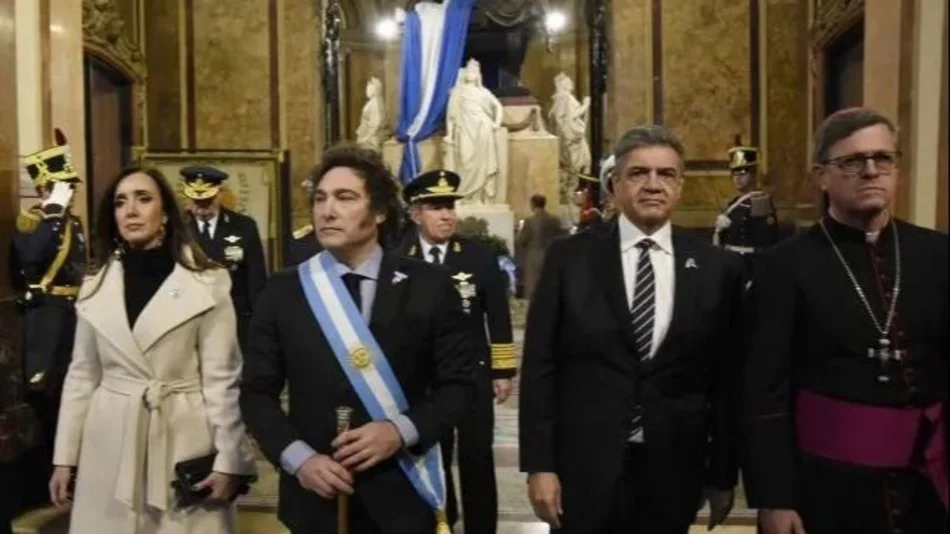 Tedeum del 25 de Mayo: Javier Milei y Victoria Villarruel en la Catedral ante Jorge García Cuerva