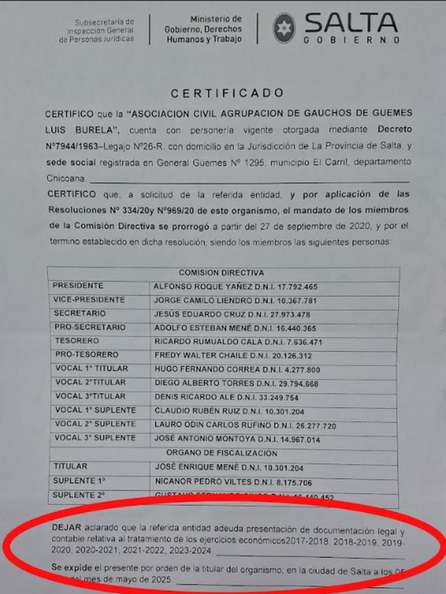 Escándalo en El Carril: investigan desmanejo de fondos del “Carrileñazo” y sospechas en la Agrupación de Gauchos